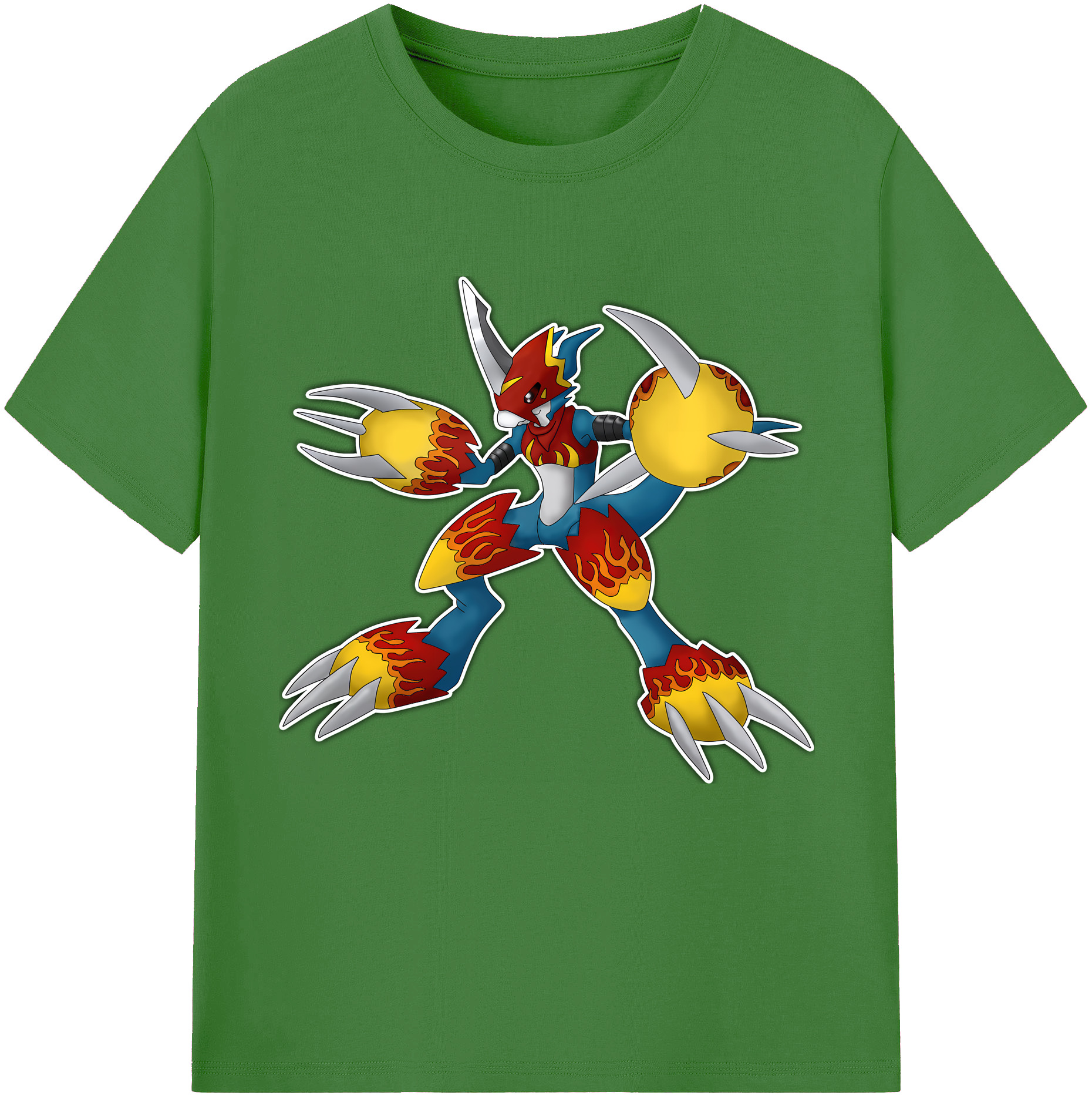 （画像用） Digimon デジタルモンスター/デジモン レディースカジュアルプリントTシャツ（綿100％）